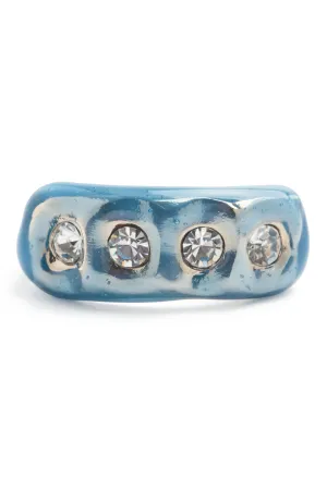SEA BLUE DOUGH RING