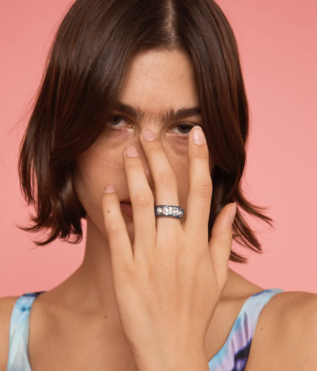 SEA BLUE DOUGH RING