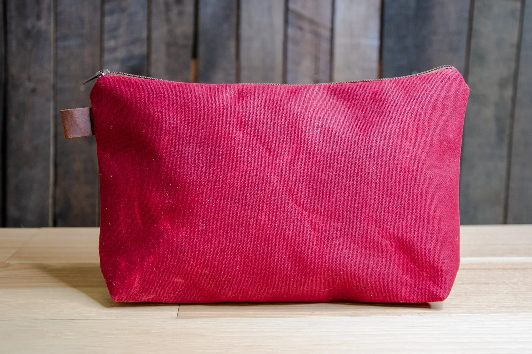 Seasonal Colors | Handmade Waxed Canvas Pouch | Zipper |  Ready to Ship