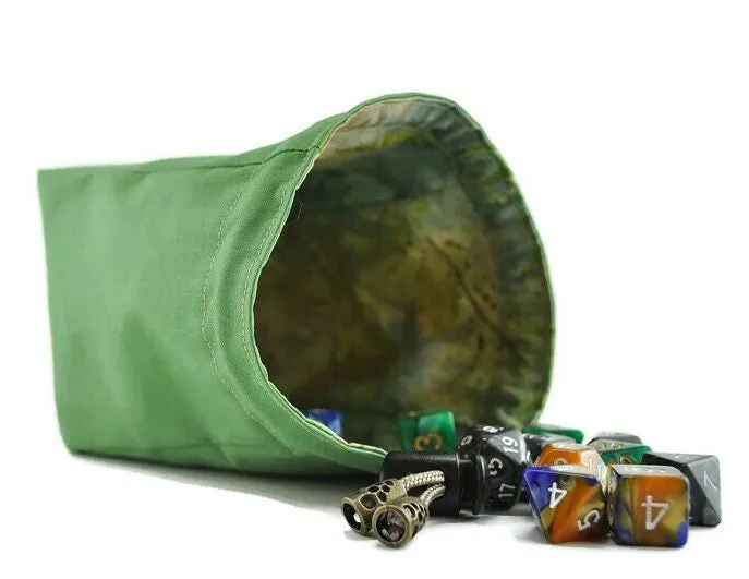Seek wisdom owl dice bag