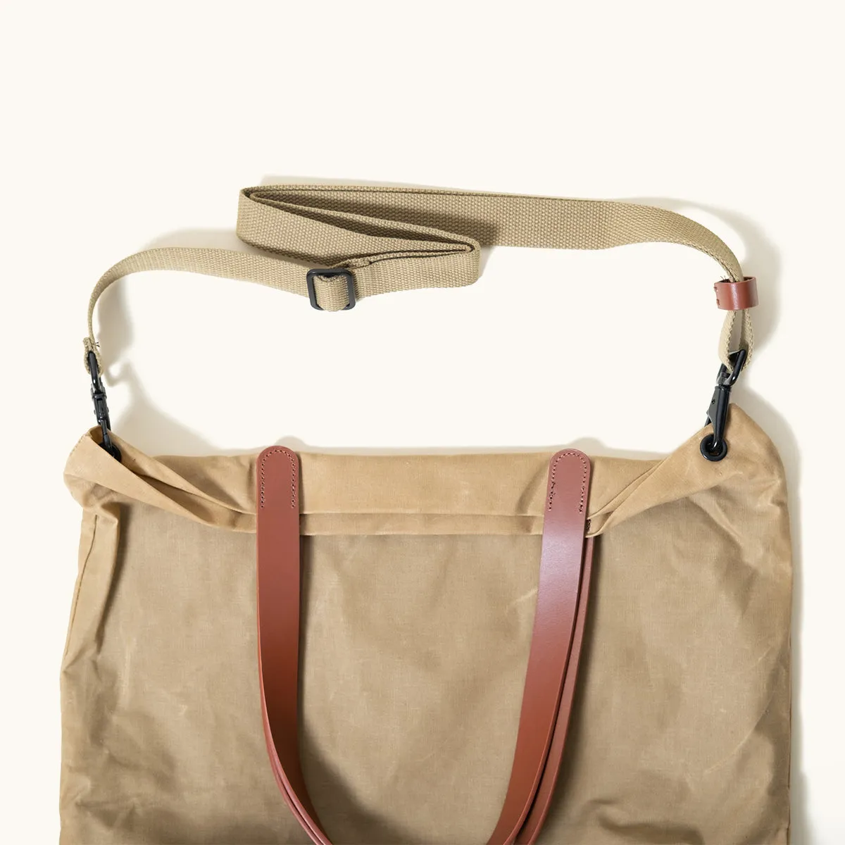 Simple Tote - Utility Tan (Waxed Canvas)