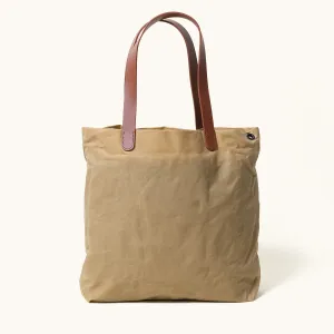 Simple Tote - Utility Tan (Waxed Canvas)