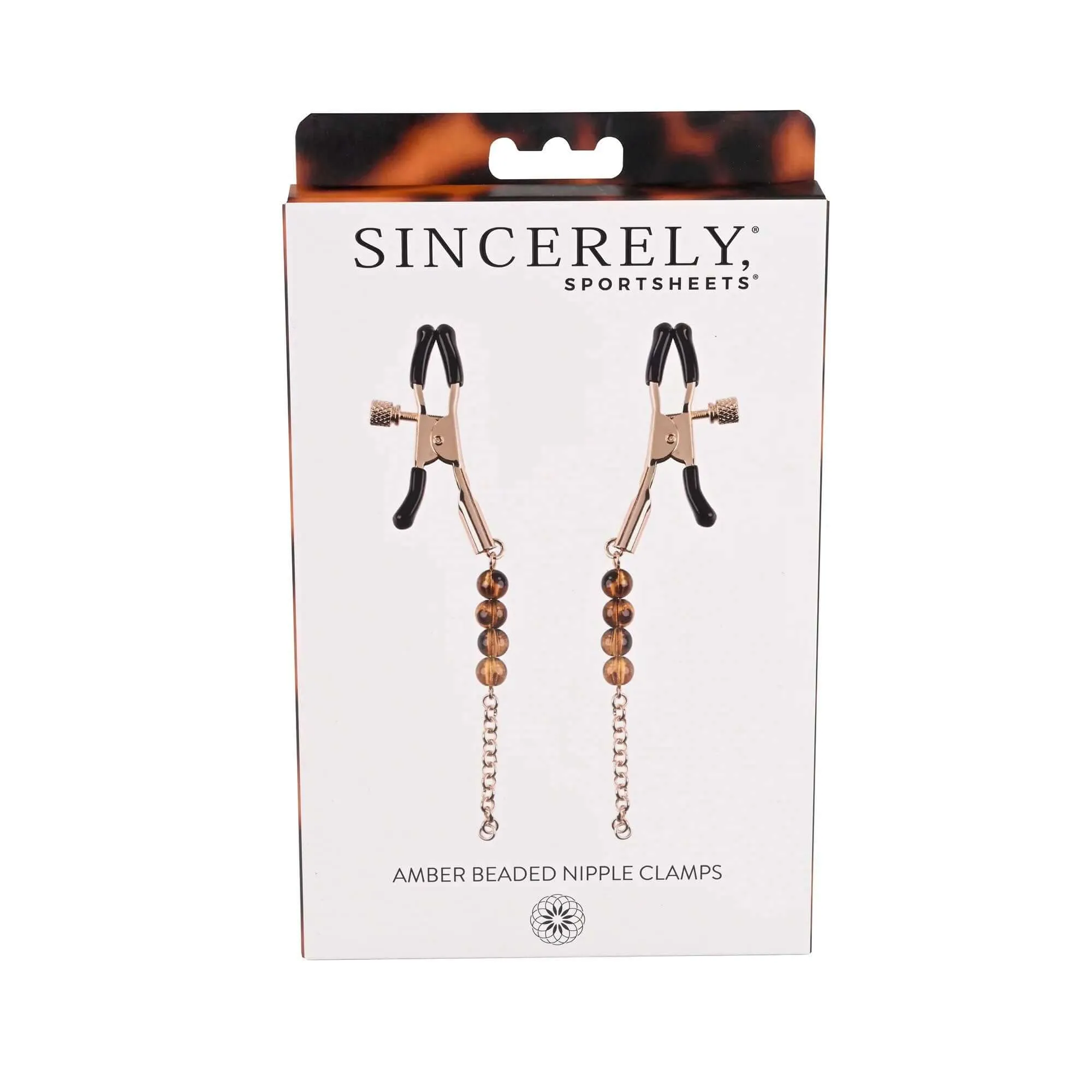 Sincerely Amber Beaded Nipple Clamp