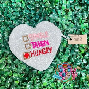 Single Taken Hungry Beaded Bag