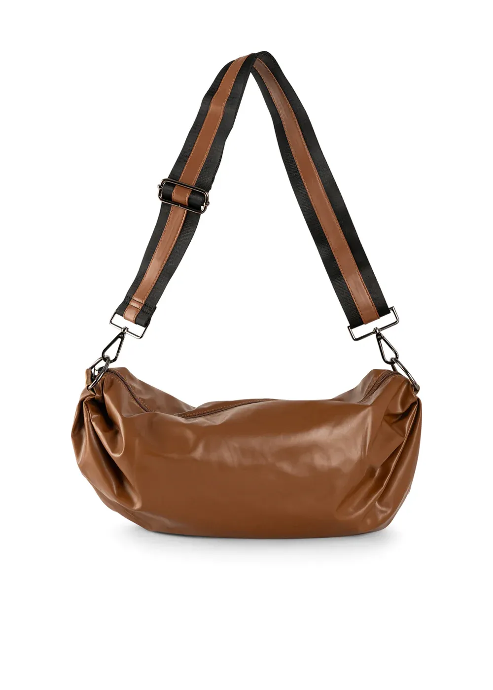 SLOUCHY SLING BAG-COGNAC