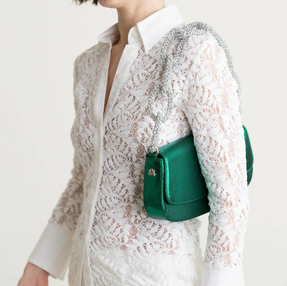 SOHO IN CLASSIC GREEN BAGUETTE