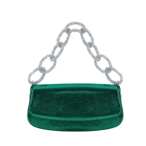 SOHO IN CLASSIC GREEN BAGUETTE