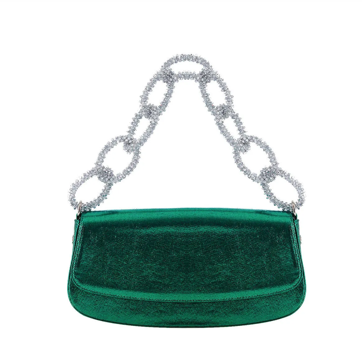 SOHO IN CLASSIC GREEN BAGUETTE