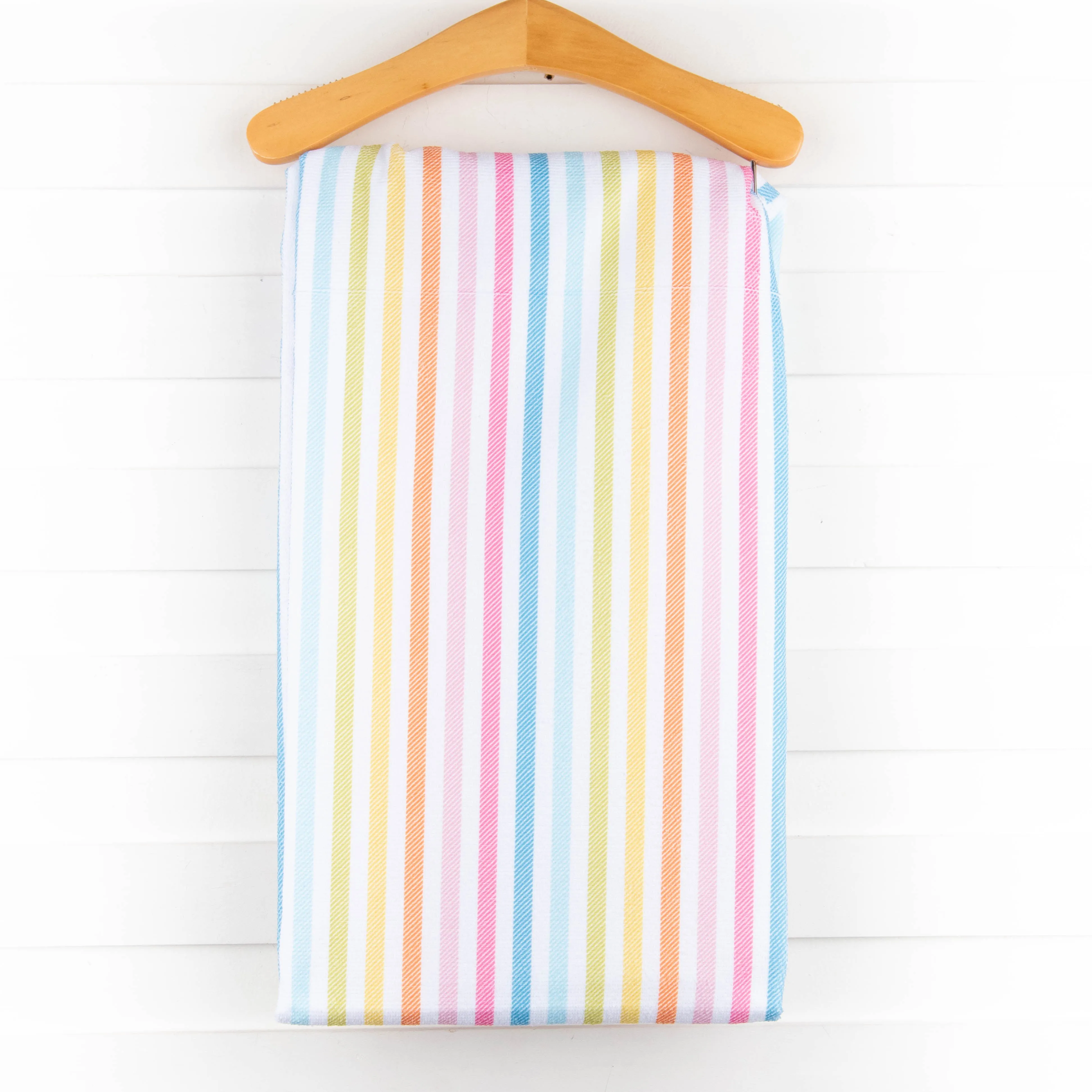 Sorbet Striped Beach Towel, Pink