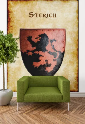 Sterich Heraldry of Greyhawk Anna Meyer Cartography Canvas Art Print