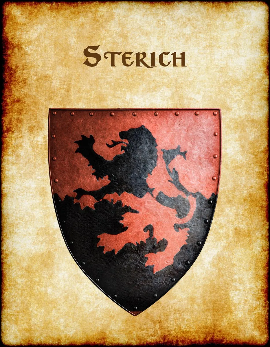Sterich Heraldry of Greyhawk Anna Meyer Cartography Canvas Art Print