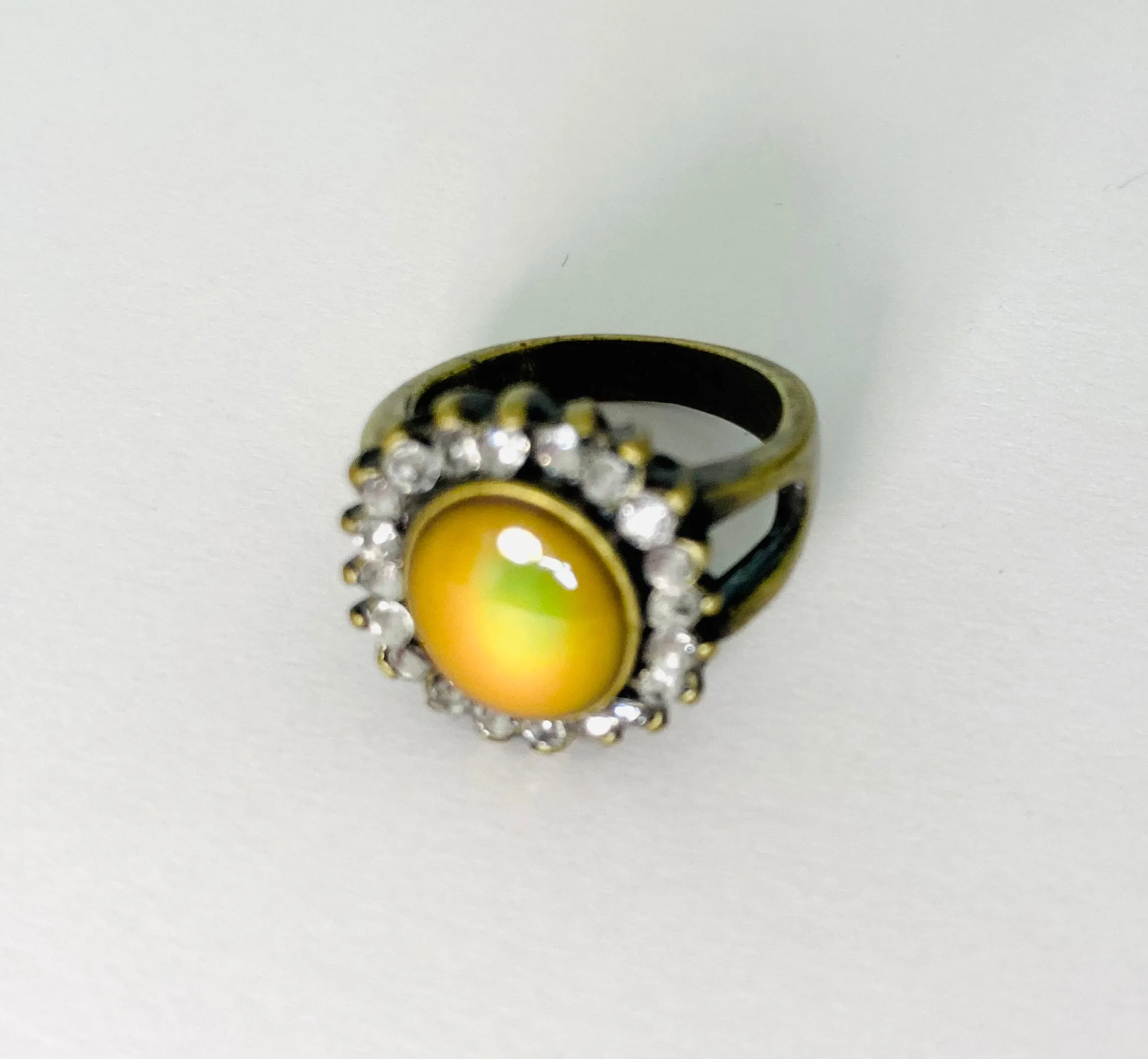Striking Bronze Mood Ring