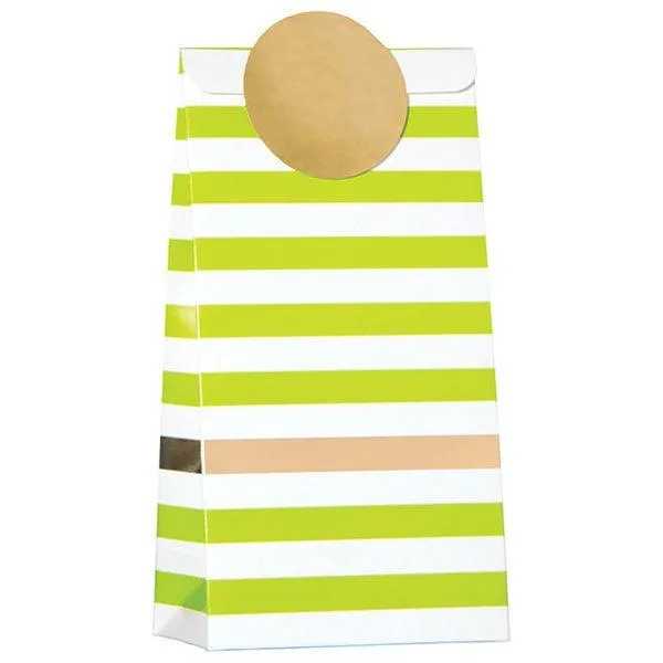Stripe Paper Treat Bags