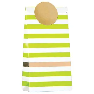 Stripe Paper Treat Bags