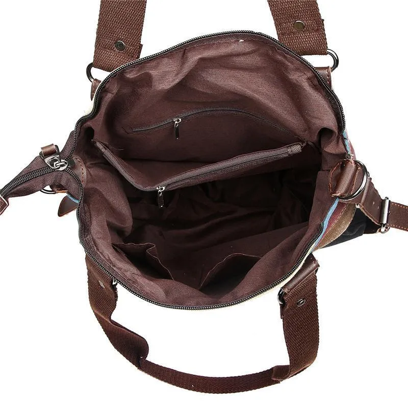 Striped Canvas Bag