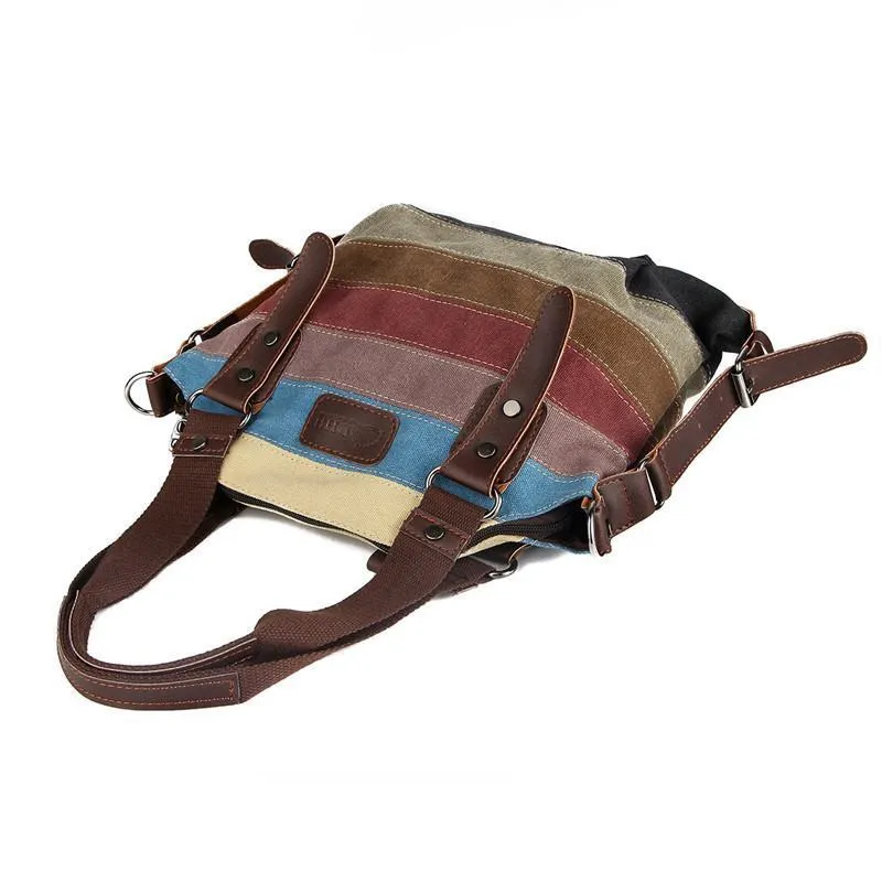Striped Canvas Bag