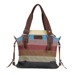 Striped Canvas Bag