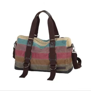 Striped Canvas Bag