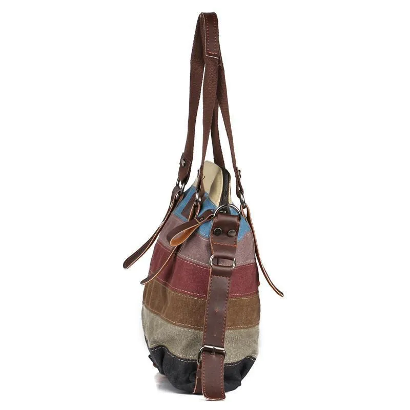 Striped Canvas Bag