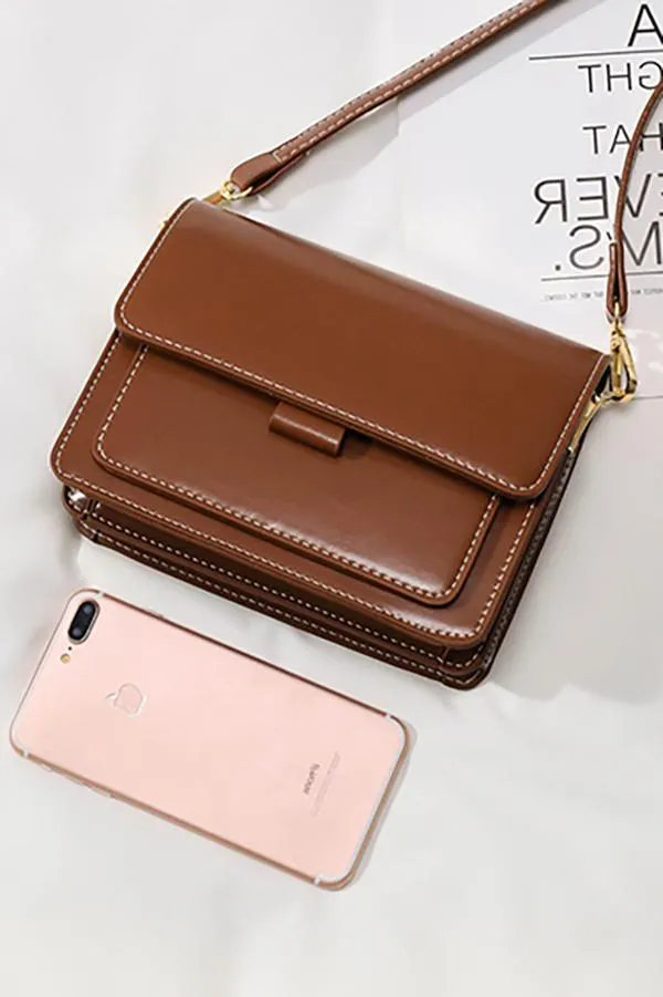 Structured Flap Bag
