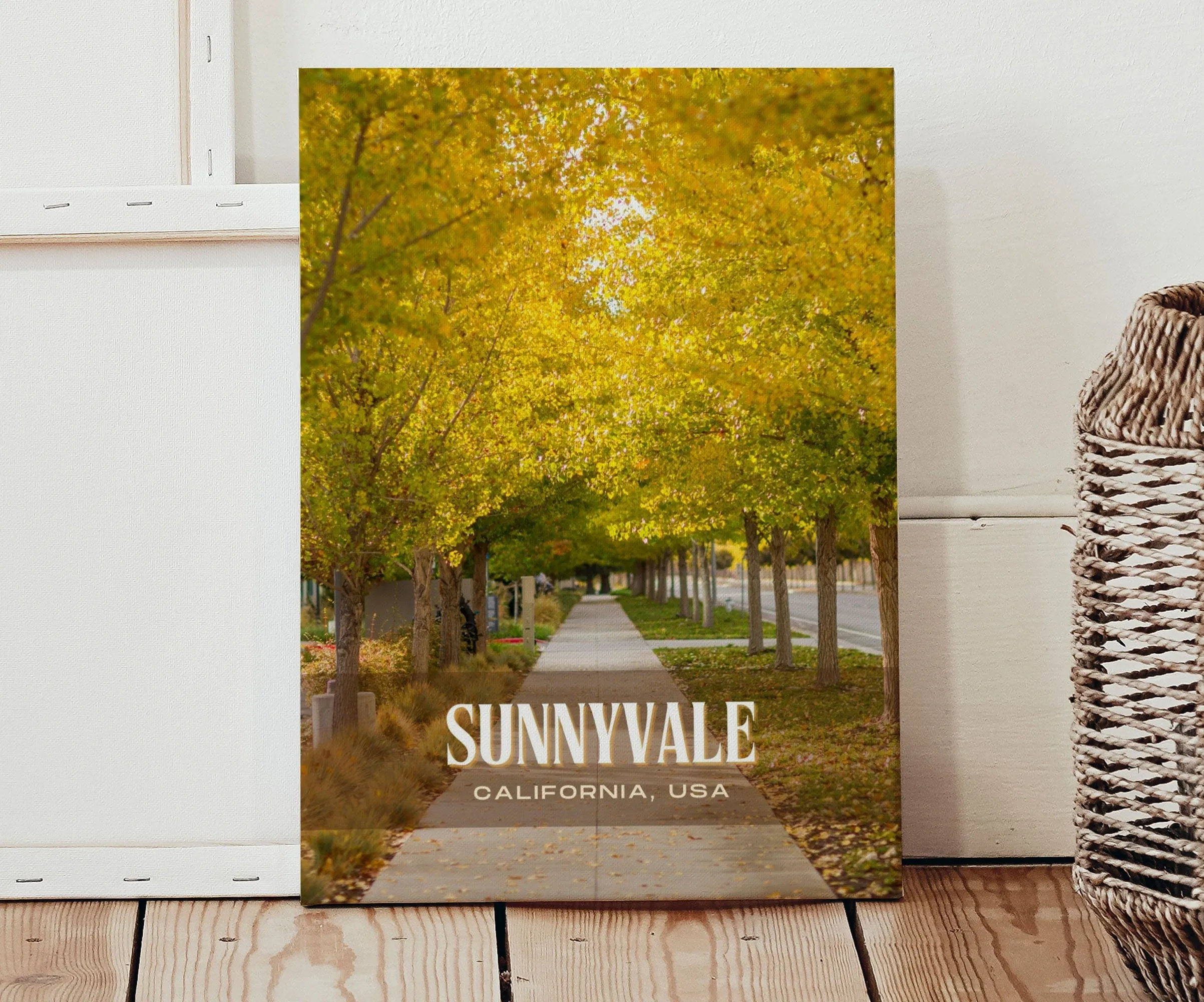 Sunnyvale Retro Wall Art, California, USA