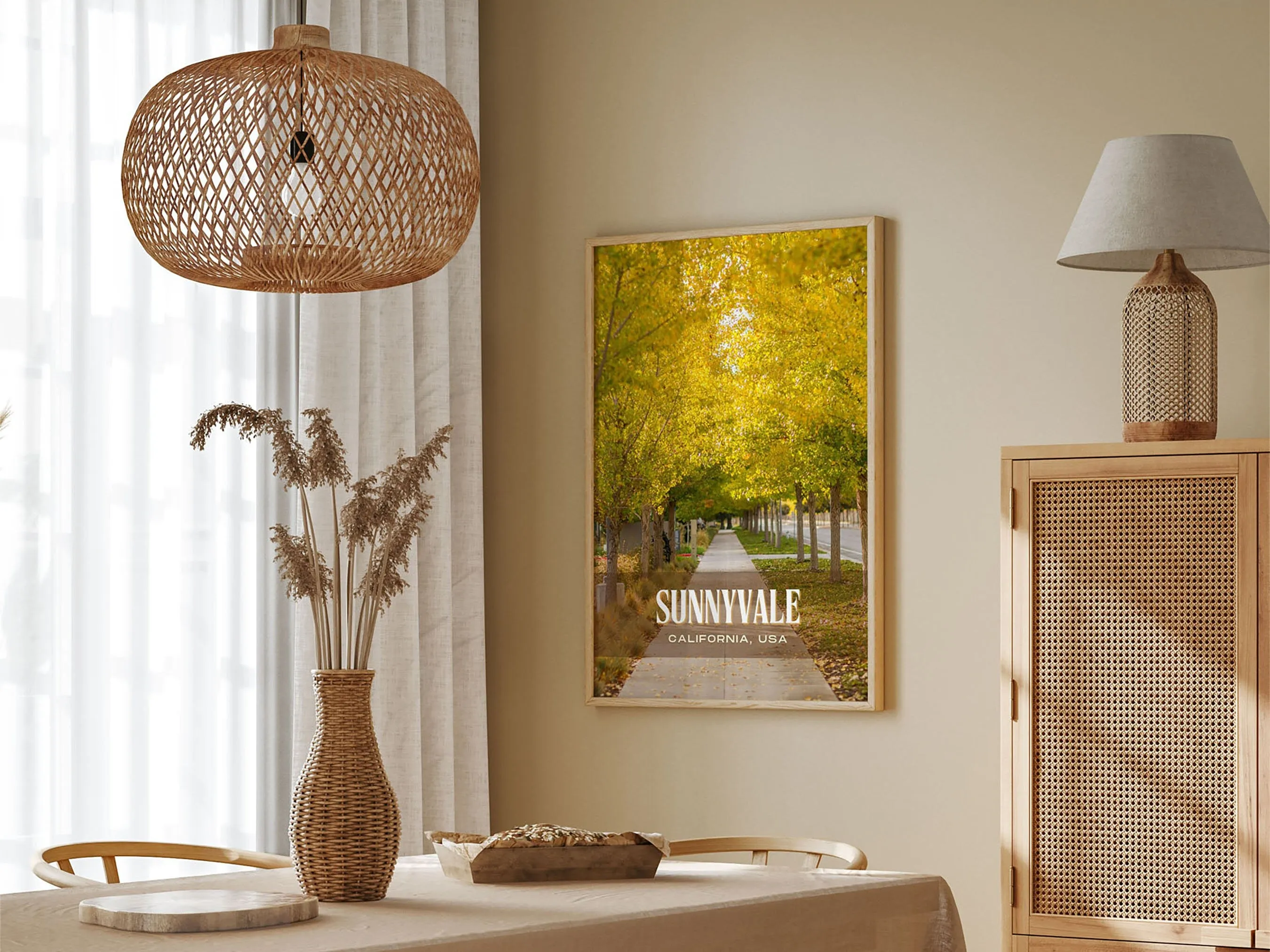 Sunnyvale Retro Wall Art, California, USA