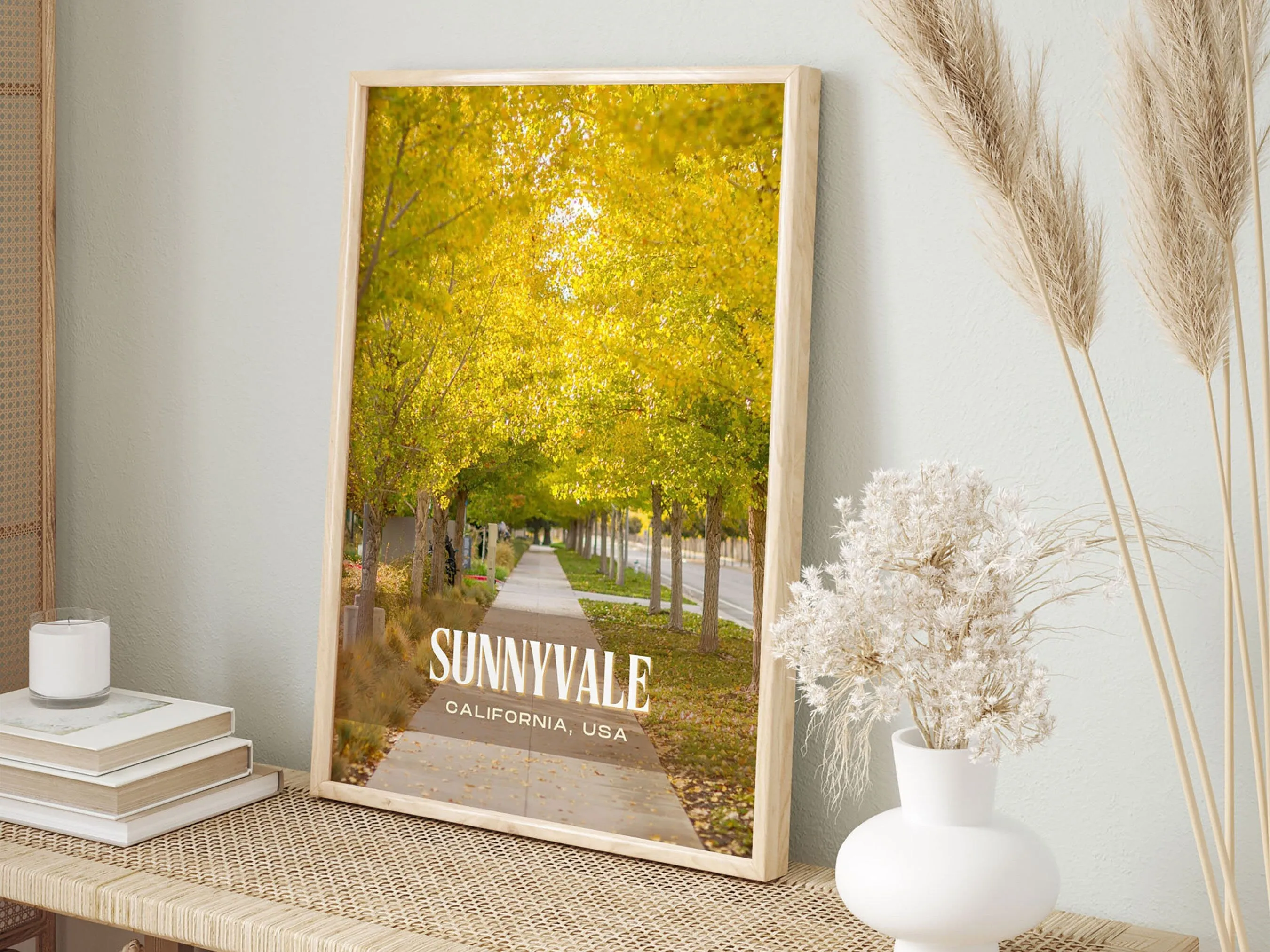Sunnyvale Retro Wall Art, California, USA