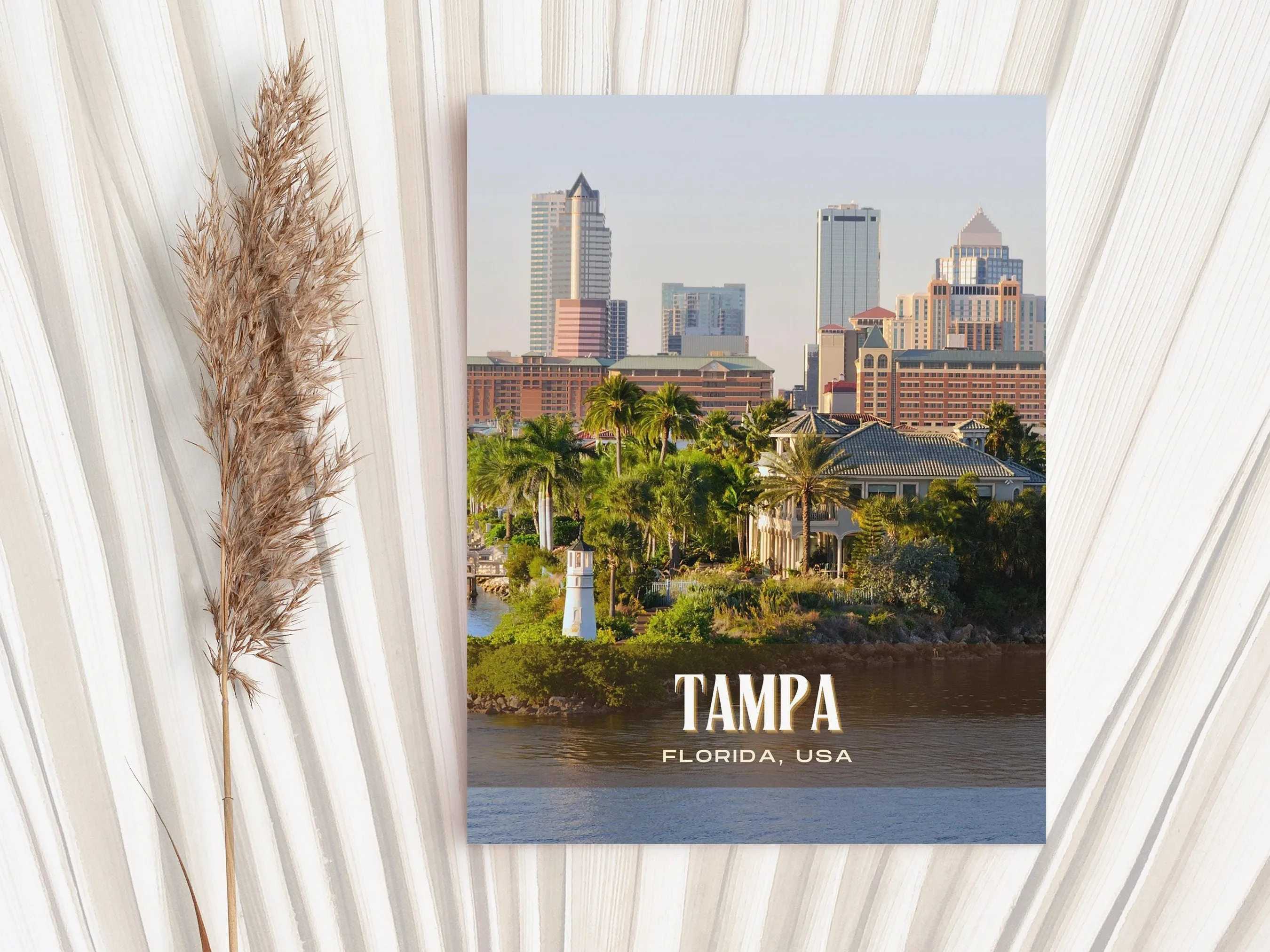 Tampa Retro Wall Art, Florida, USA