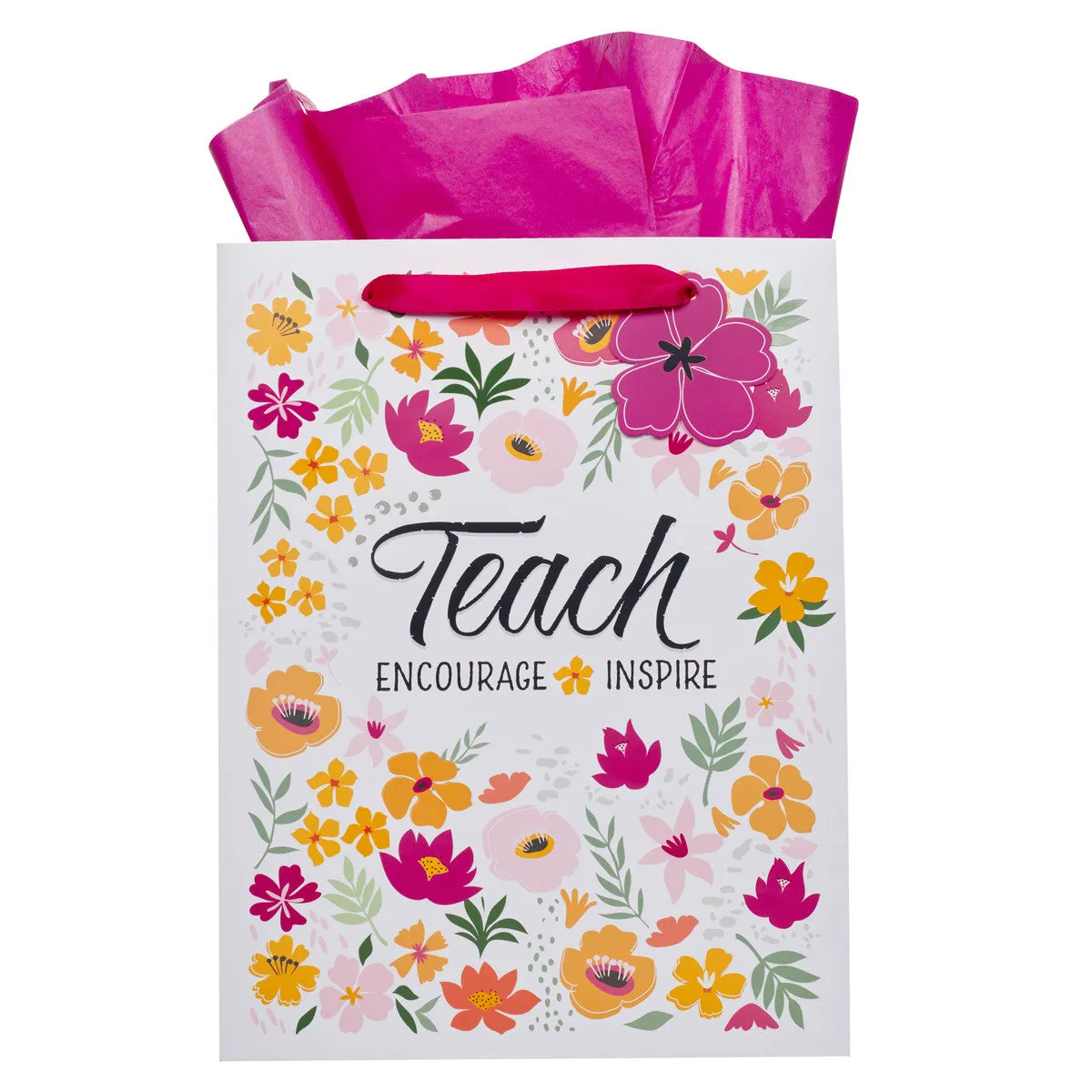 Teach Encourage Inspire Gift Bag with Tissue