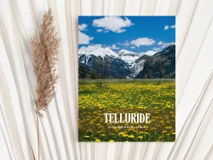 Telluride Retro Wall Art, Colorado, USA