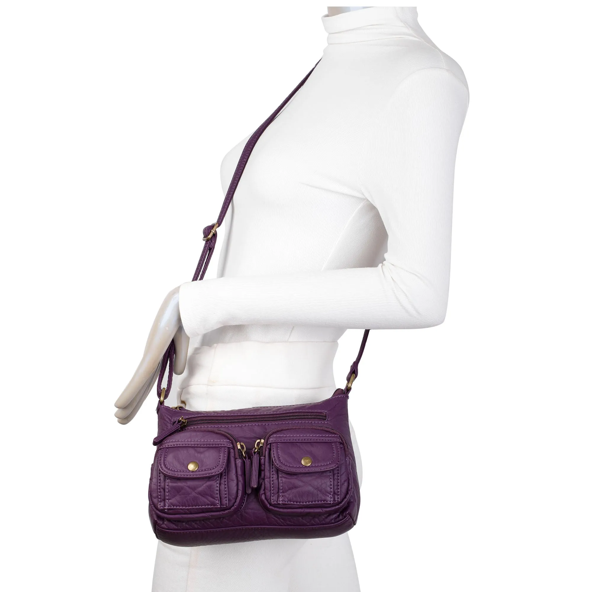 The Bethany Crossbody - Purple
