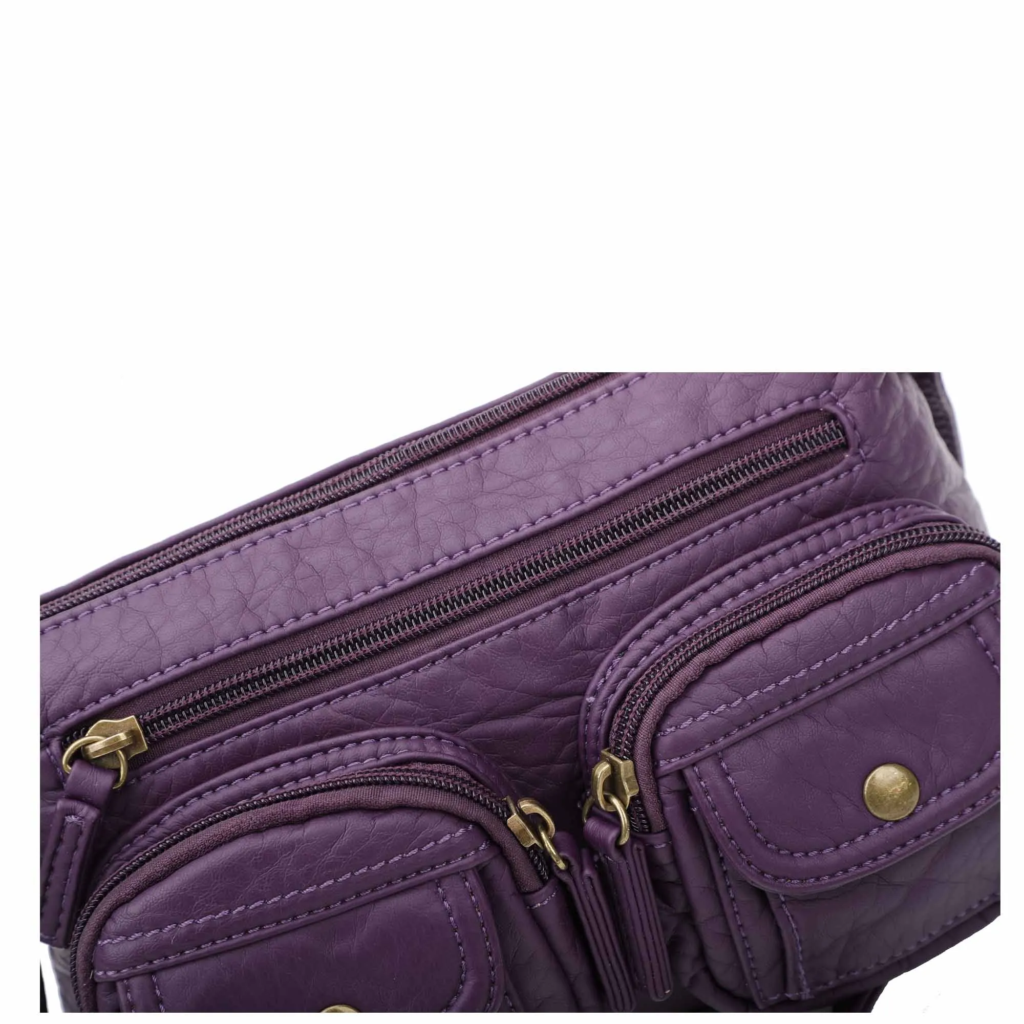 The Bethany Crossbody - Purple