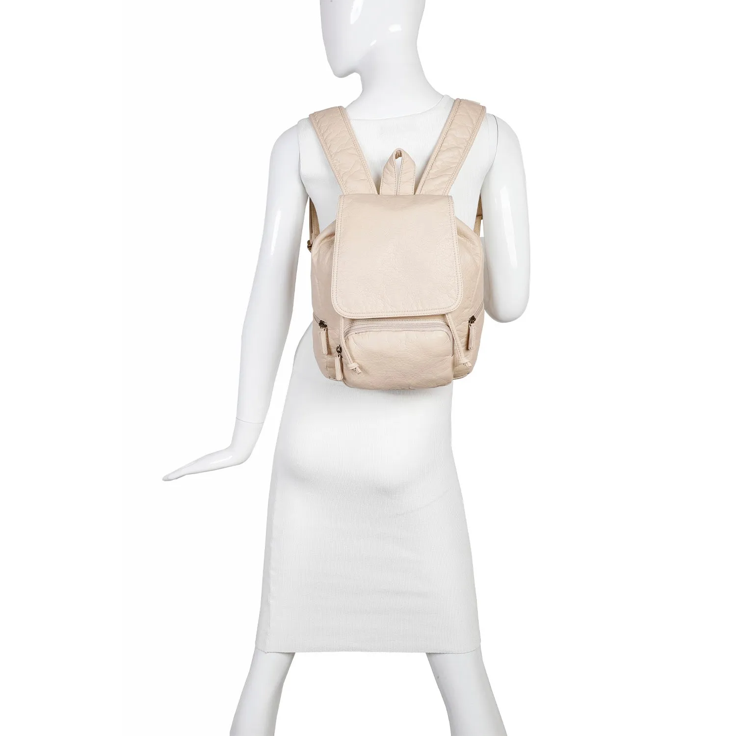 The Marion Backpack - Taupe