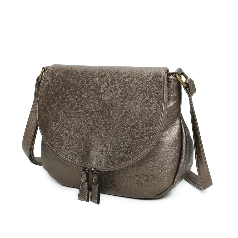The Original Vegan Leather Shoulder Bag | Bronze