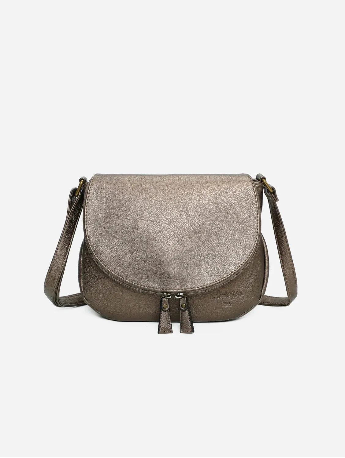 The Original Vegan Leather Shoulder Bag | Bronze