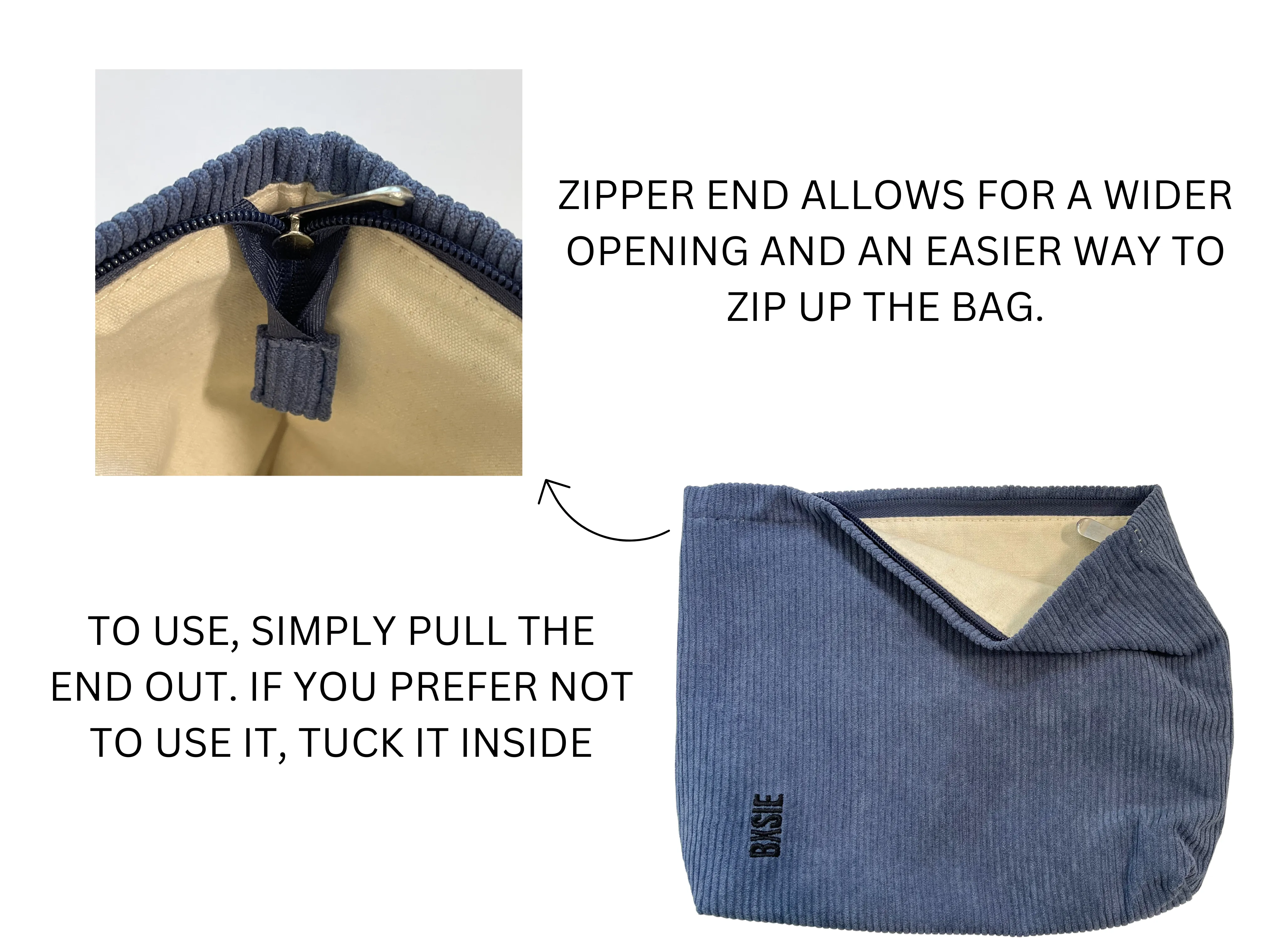 THE VOYAGER POUCH IN NAVY