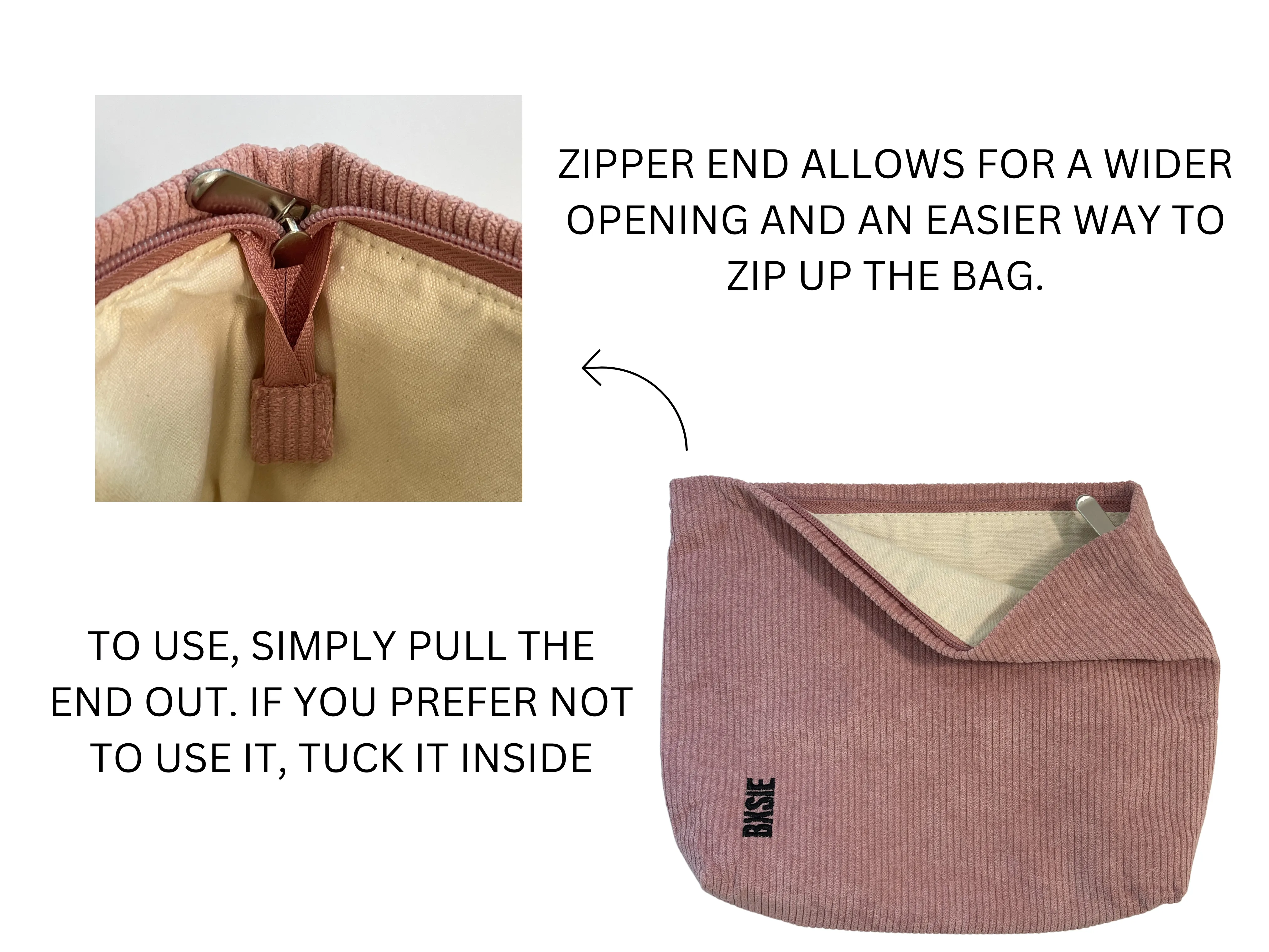 THE VOYAGER POUCH IN ROSE