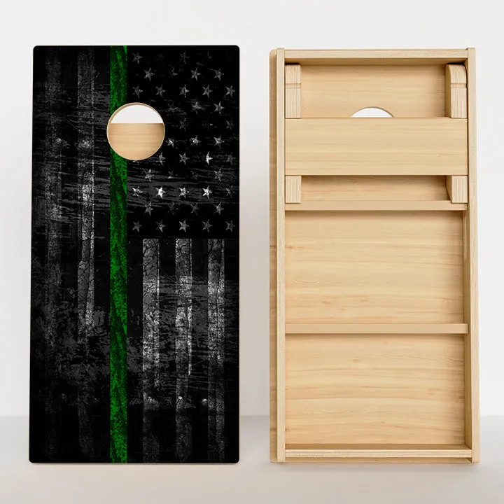 Thin Green Line Flag Professional Cornhole Boards