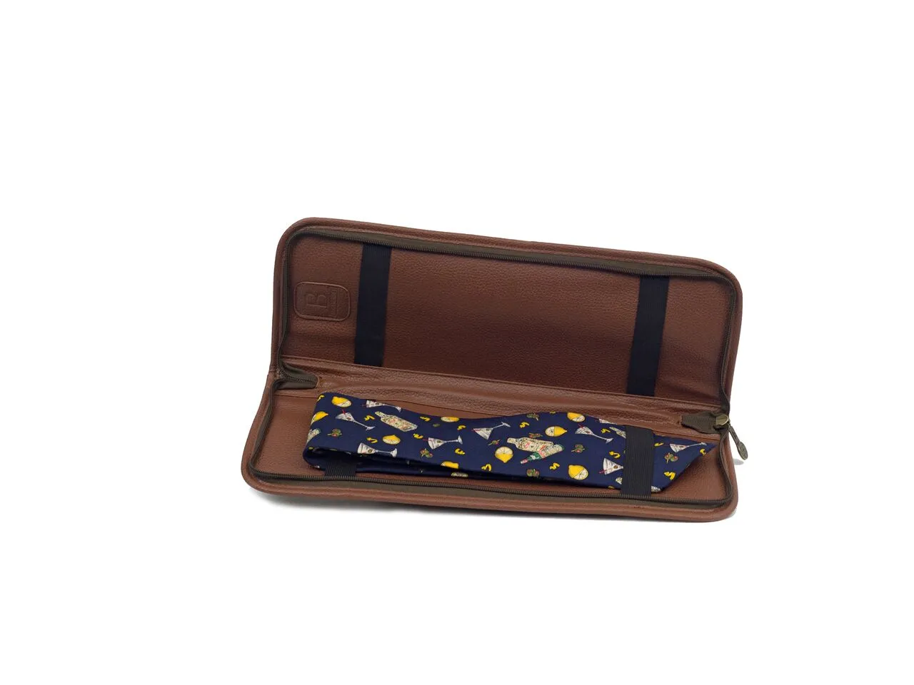 Tie Case - Aspen Grey Faux Suede