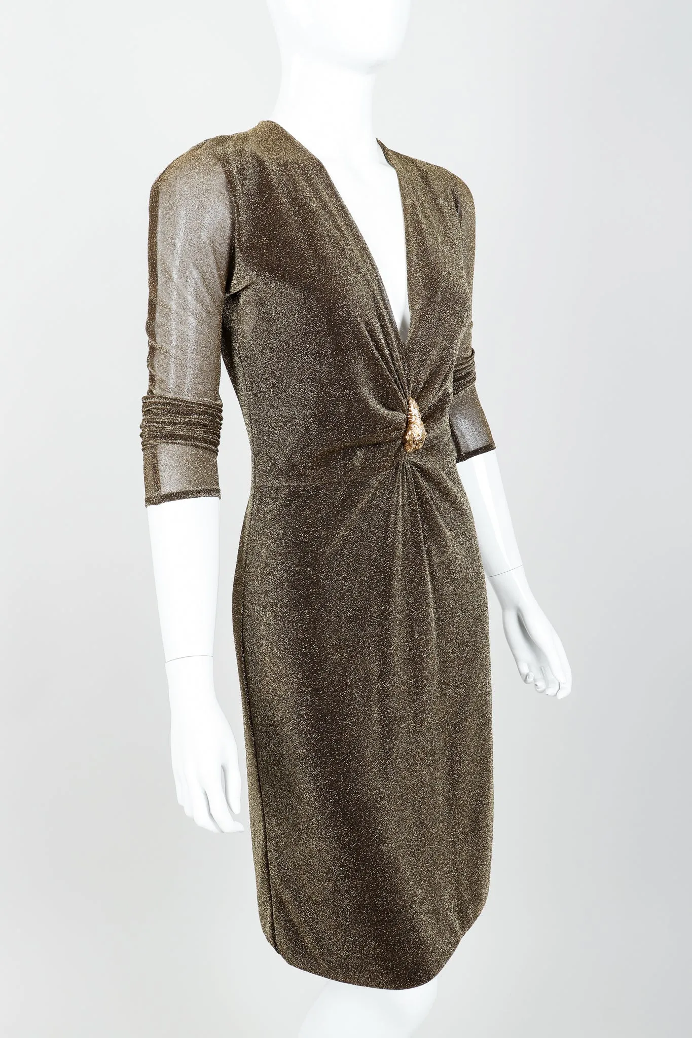 Tom Ford Gold Dionysus Dress