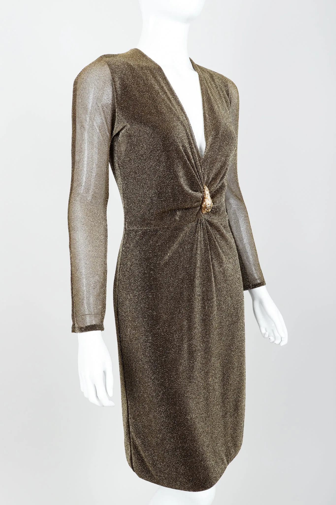 Tom Ford Gold Dionysus Dress