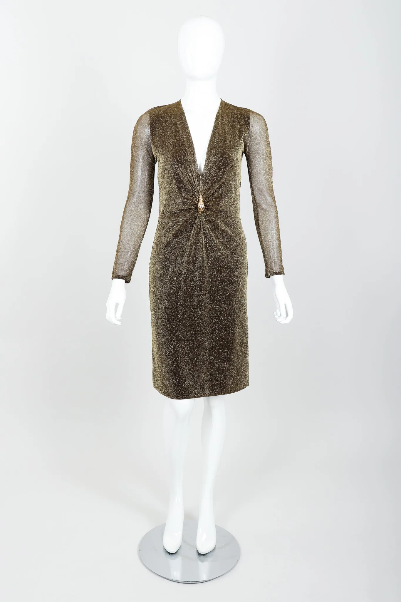 Tom Ford Gold Dionysus Dress
