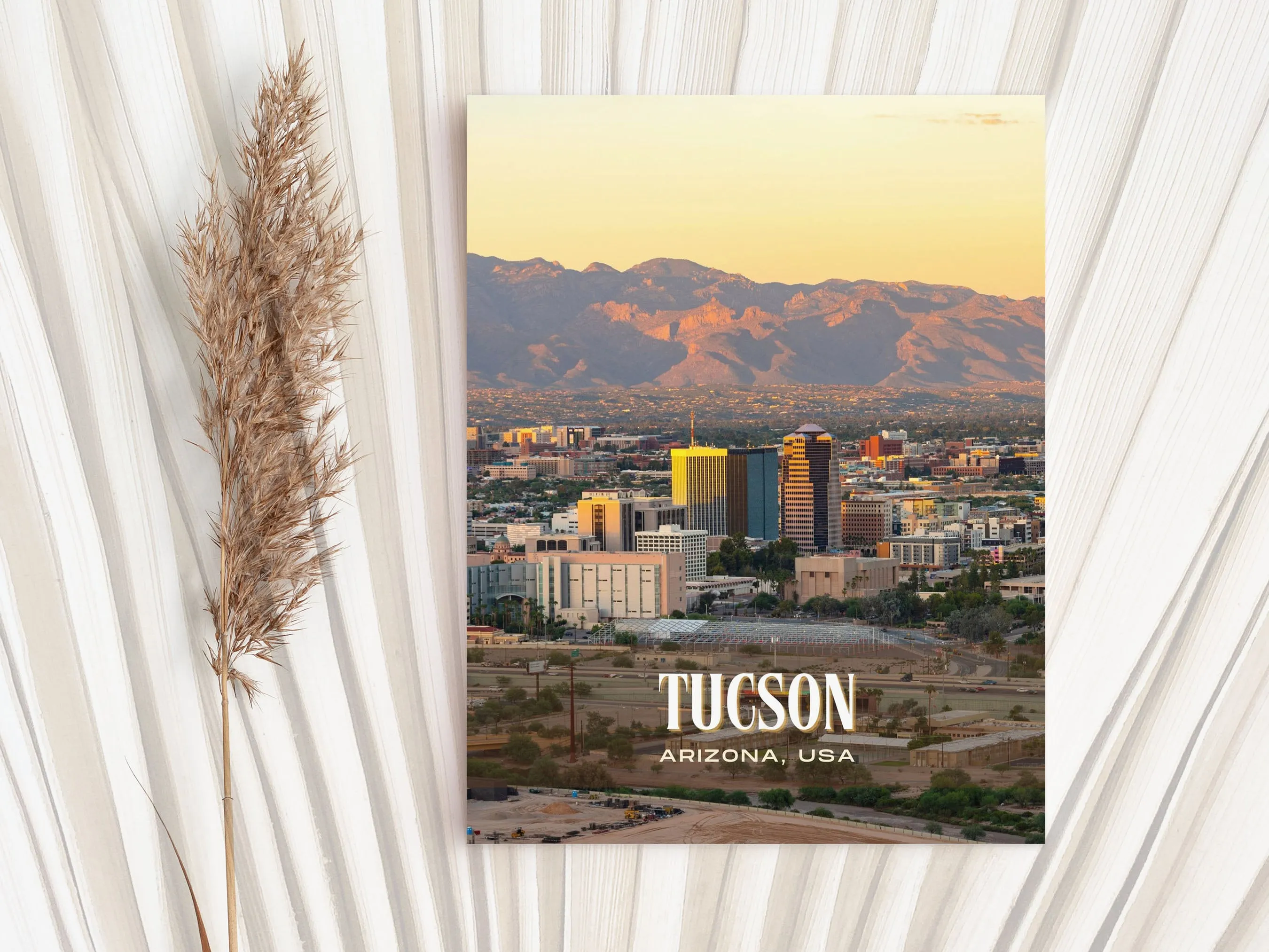 Tucson Retro Wall Art, Arizona, USA
