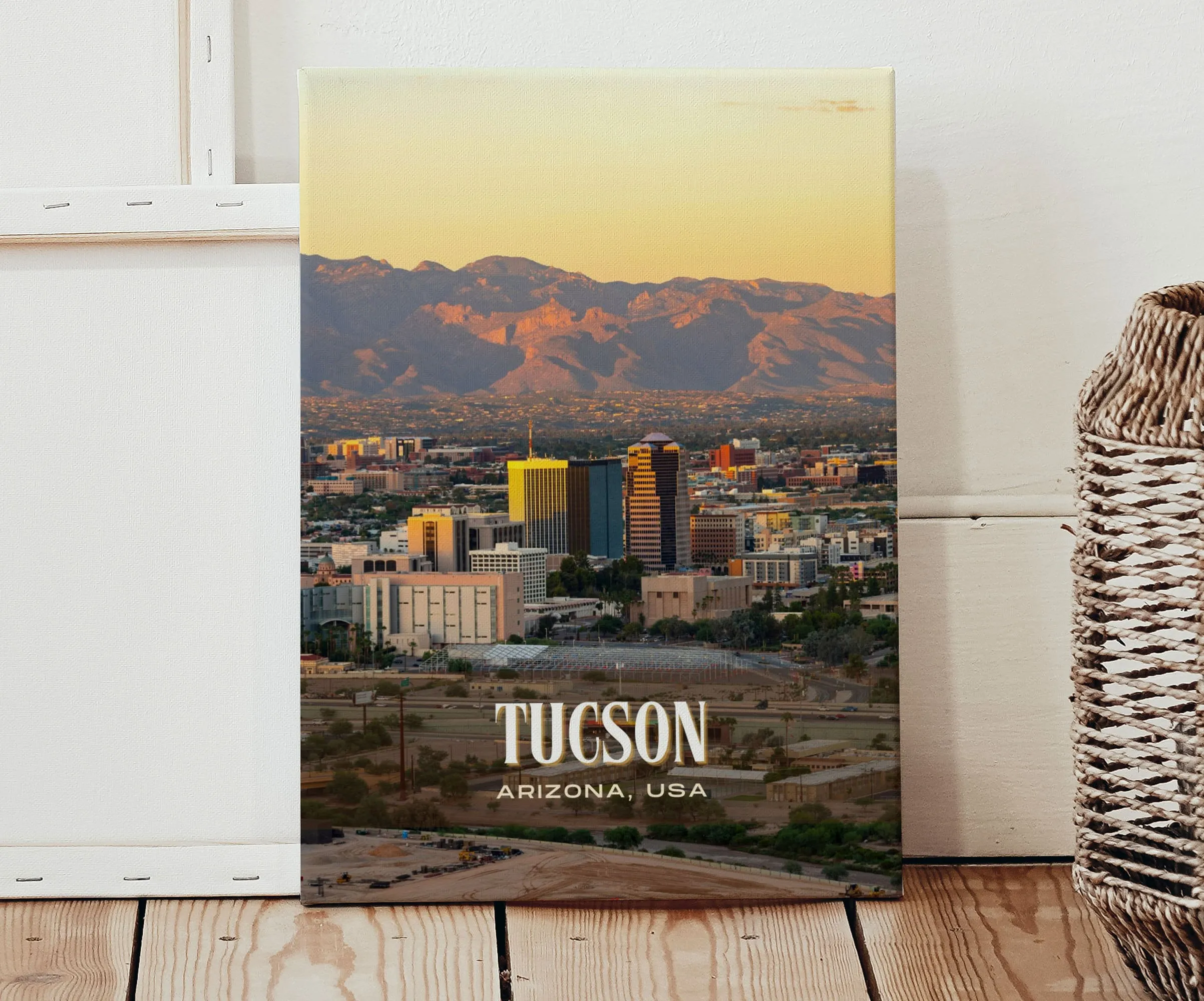 Tucson Retro Wall Art, Arizona, USA