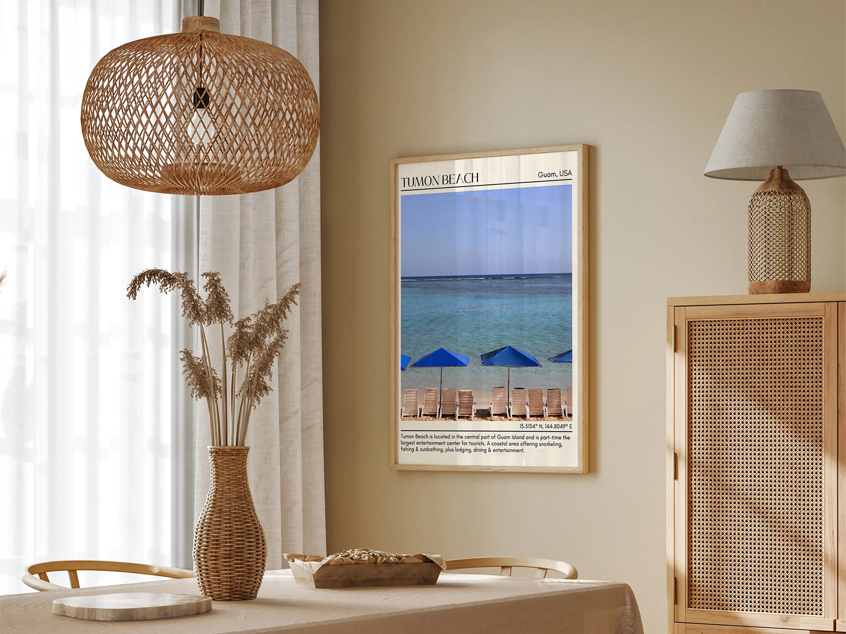 Tumon Beach Wall Canvas, USA