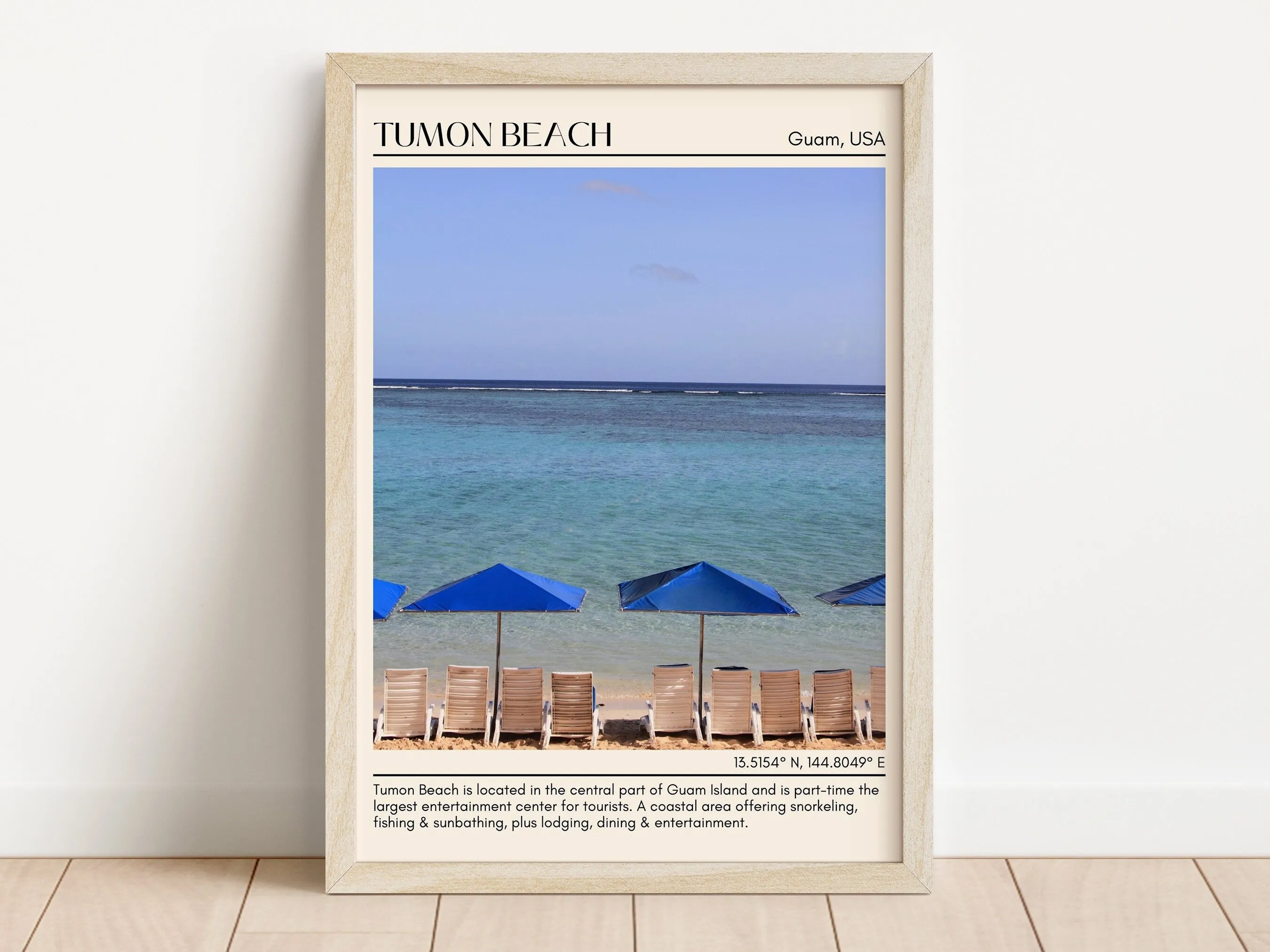 Tumon Beach Wall Canvas, USA