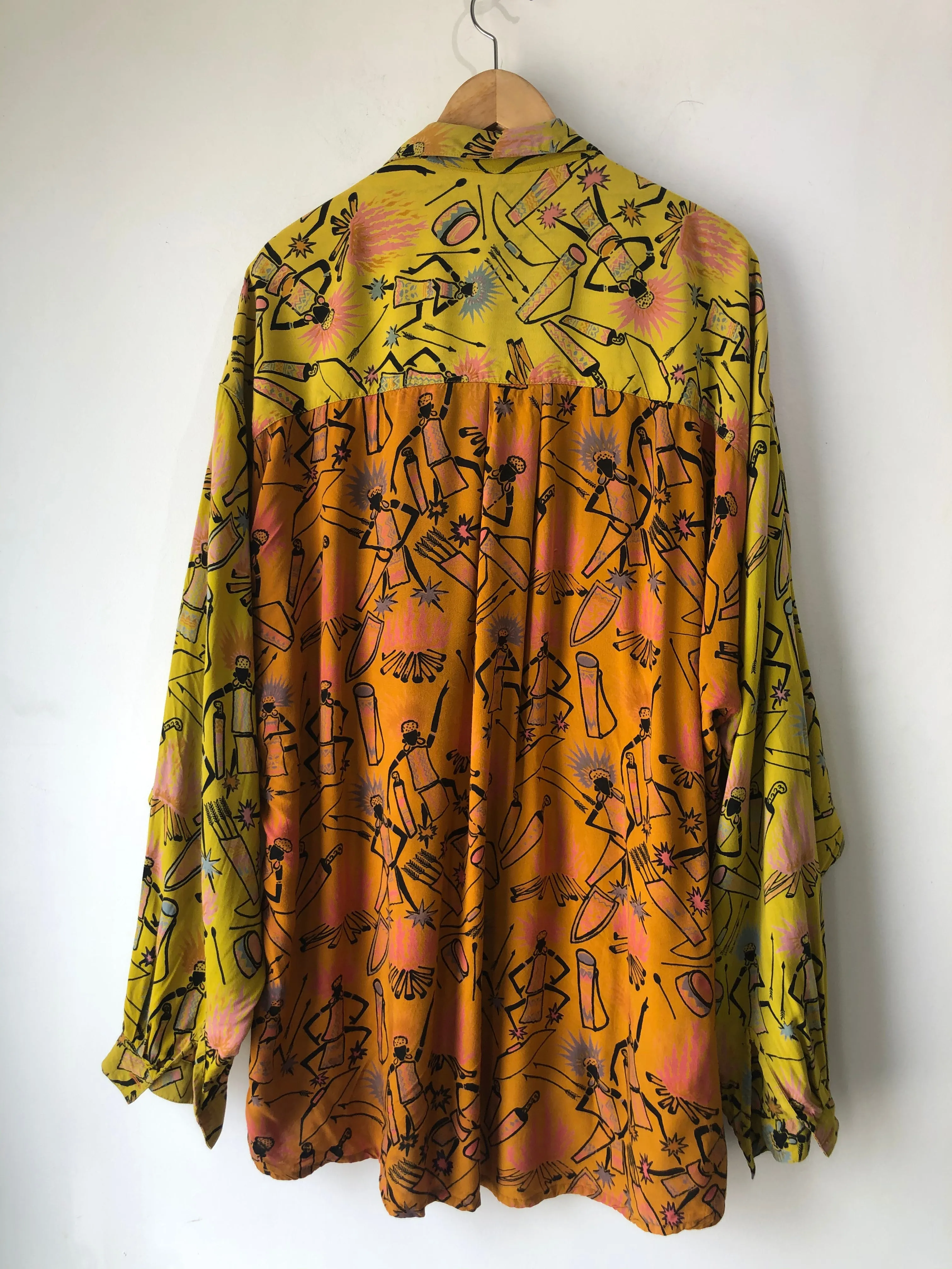 Uluwatu Drummer Pattern Shirt