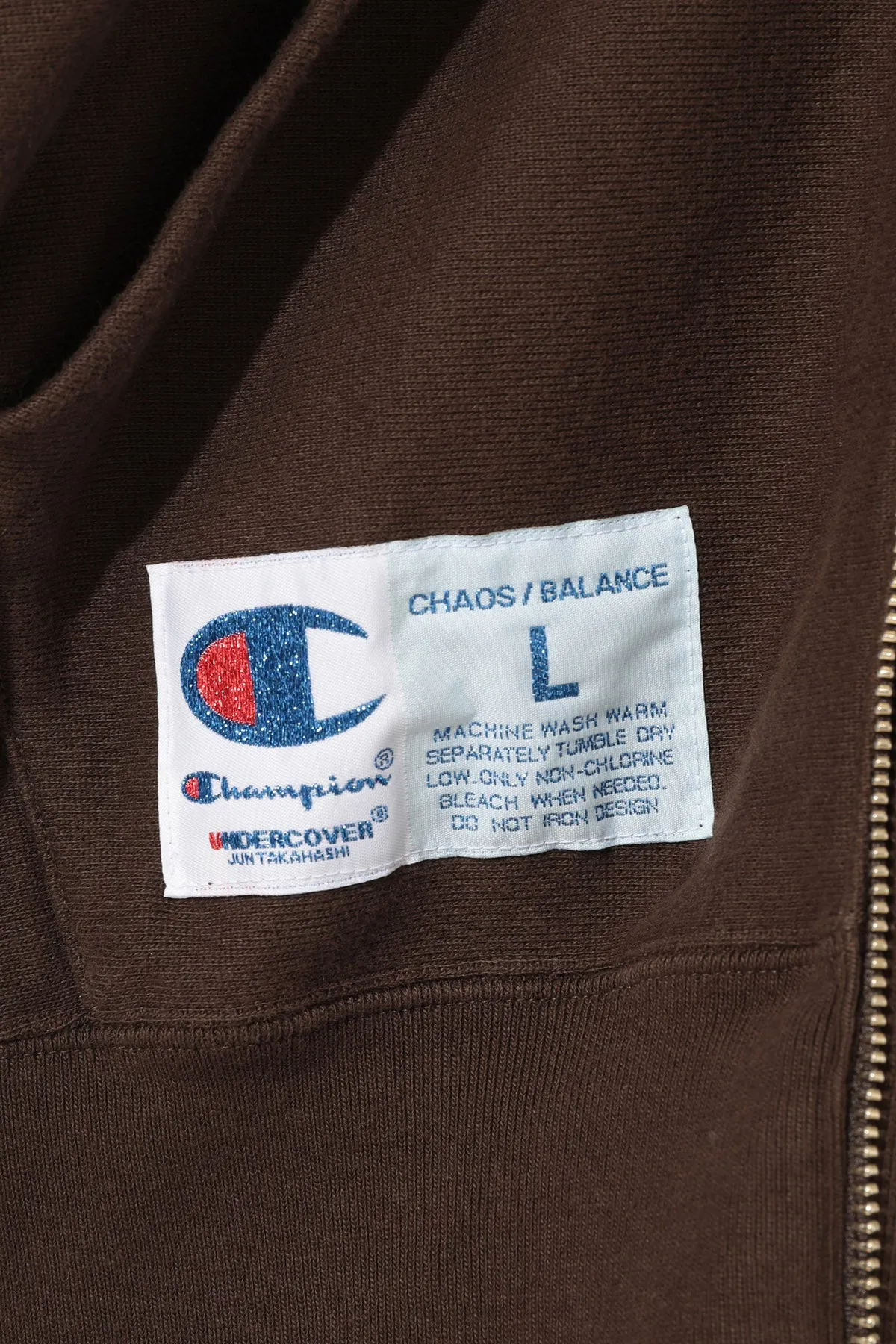 UNDERCOVER | CHAMPION DOUBLE ZIP HOODIE