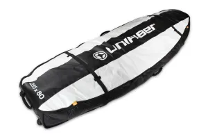 Unifiber Double Pro Boardbag 255 x 80 with XL Wheels