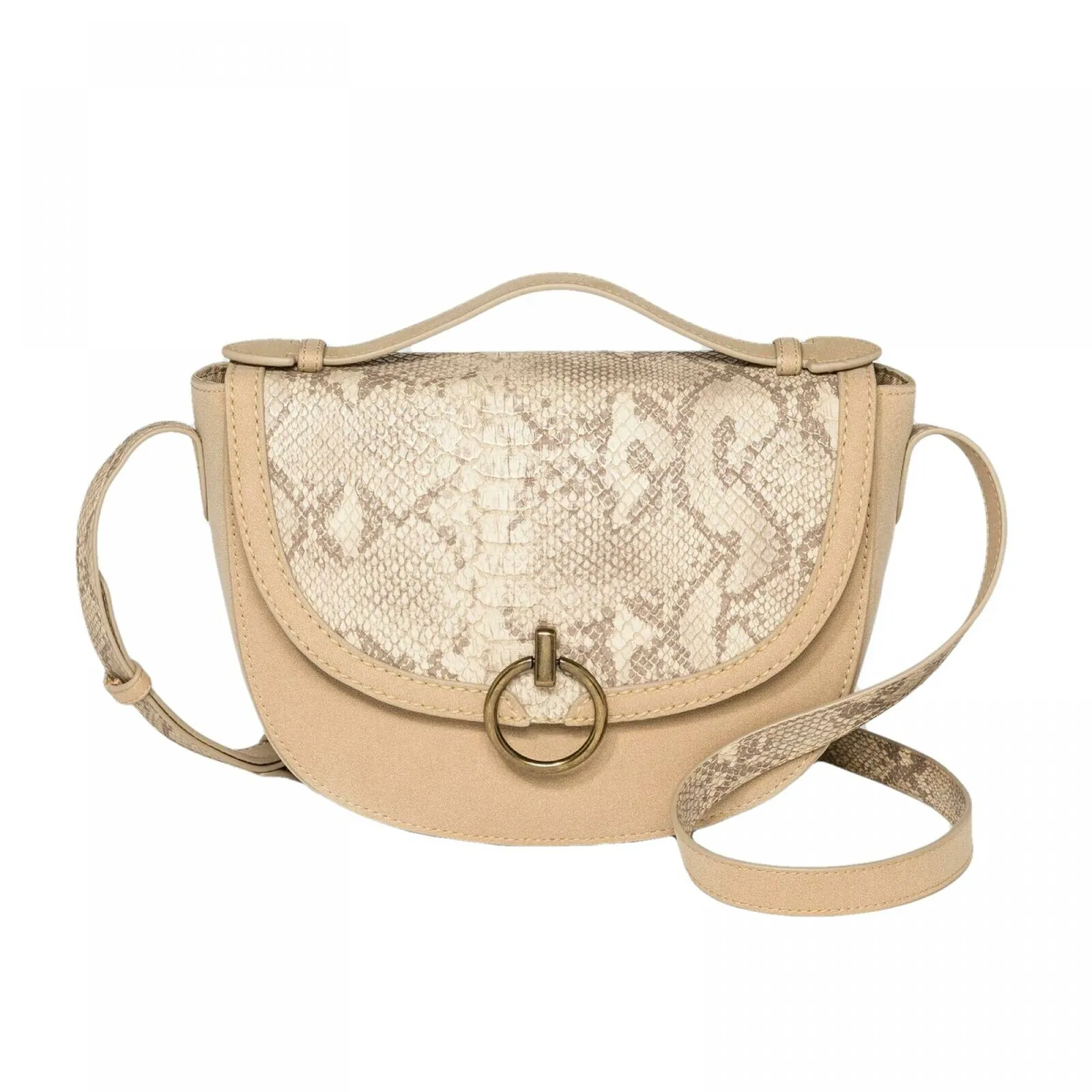Universal Thread Women's Saddle Handbag Purse With Ring